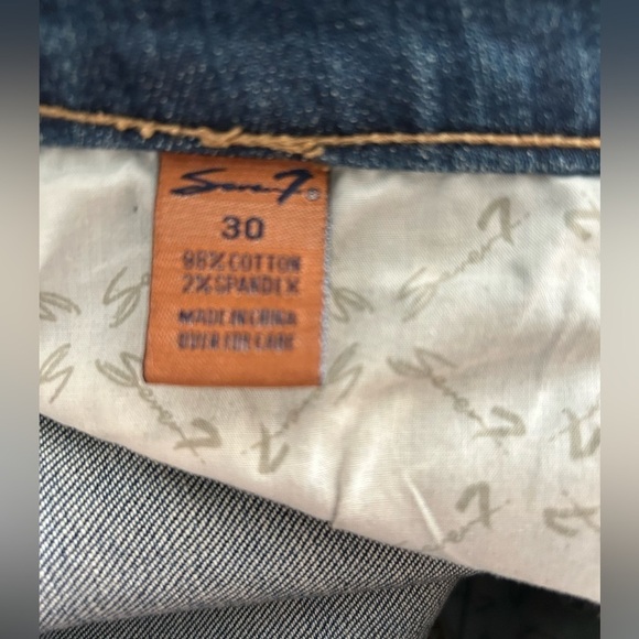 Seven7 Ankle Skinny Jeans with Distressing - Size 30 - NWT - Picture 8 of 8